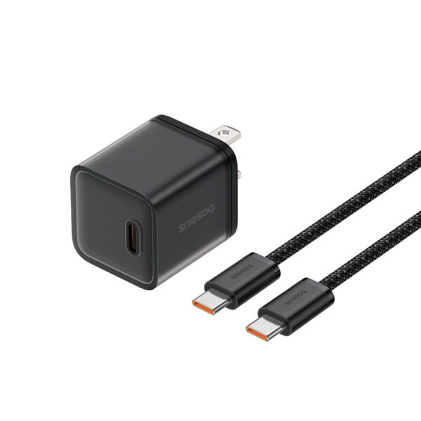 Baseus Charger 30W GAN5S For Apple 15 Pro Max 15 Pro 15 With Type-c to Type-c Cable -P10162505113-01 - Image 3