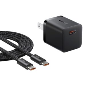 Baseus Charger GaN5 25W mini For Samsung S24 S23 S21 S20 Google Pixel Iphone 15 Series  With Type-c Cable US -P1011090B113-01