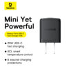 Baseus Charger Palm Series 20W PD Fast Charger  1x Type-c P10111603113-00