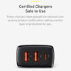 Baseus Compact Quick Charger 2UC 30W EU Black CCXJ E01 13