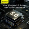 Baseus D02 Pro Bluetooth Headphone Portable Earphone Bluetooth Headset Stereo Wireless Headphones For Phone Computer Play 5