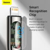 Baseus Display Fast Charging Data Cable Type C to IP 20W 1m Green CATLSK 06 2