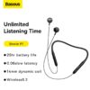 Baseus Earphone Bowie P1 Half In ear Neckband Wireless Earphones Black NGPB000001 Baseus BD 5