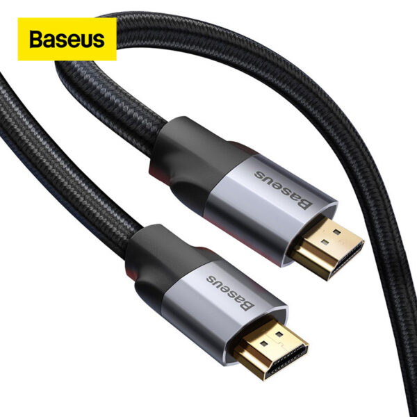 Baseus HDMI Cable Enjoyment Series 4KHD 60HZ Male To 4KHD Male Adapter Cable 0.75m Dark gray WKSX000113