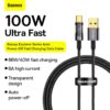 Baseus Explorer Series Auto Power Off Fast Charging Data Cable USB to Type C 100W 2m Black CATS000301 Baseus bd 4
