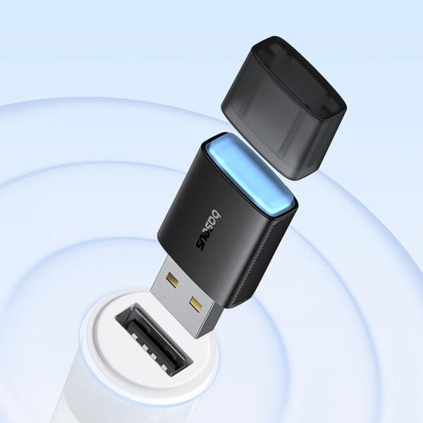 Baseus WiFi Adapter 650Mbps Dual Band FastJoy Series Cluster Black B01317600111-04 - Image 2
