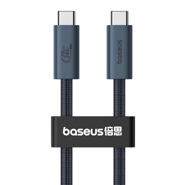 Baseus Thunderbolt 4 USB4 Full-Featured 8K Video 20Gbps Premium Cable Type-c to Type-c 100W 2M P10311803112-00 - Image 3