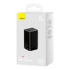 Baseus GaN5 Pro 65W Fast Charger 2X Type C 1X USB Port CN With Type C to Type C 100W 20V 5A 1m Black CCGP120001 17