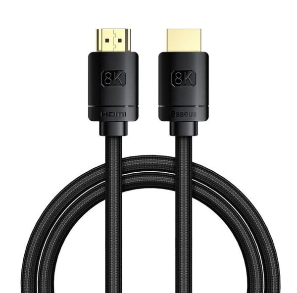 Baseus High Definition Series HDMI 8K to HDMI 8K Adapter Cable 2m Black CAKGQ-K01 - Image 3