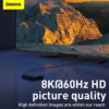 Baseus High Definition Series HDMI 8K to HDMI 8K Adapter Cable 1m Black e