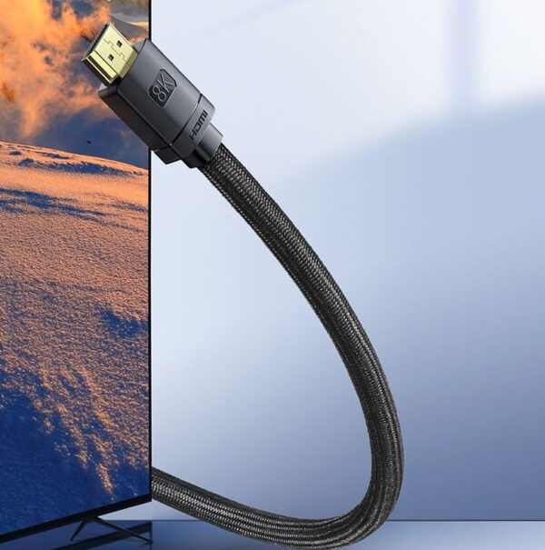 Baseus High Definition Series HDMI 8K to HDMI 8K Adapter Cable 2m Black CAKGQ-K01 - Image 8