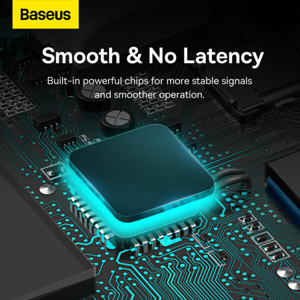 Baseus Hub Lite Series 4-Port USB-A HUB Adapter 4X USB 3.0 Black 1m WKQX030101 - Image 7
