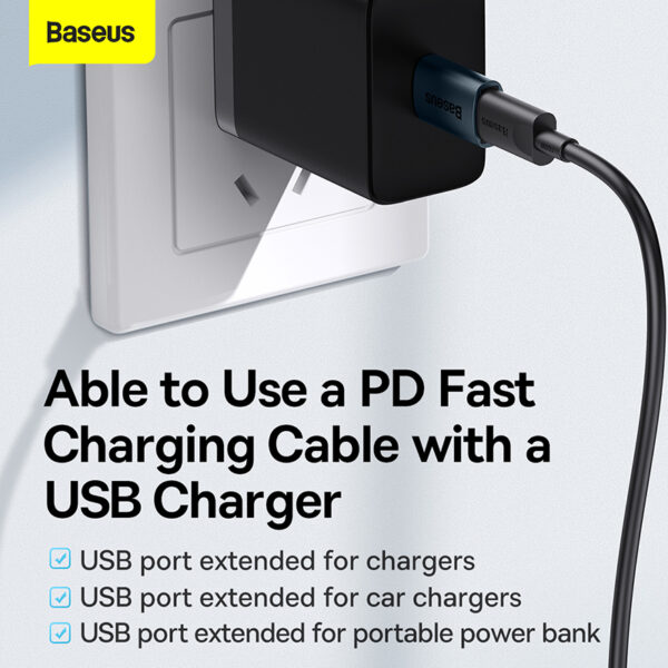 Baseus Ingenuity Series Mini OTG Adaptor USB 3.1 to Type-C Blue ZJJQ000103 - Image 6