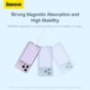 Baseus Magsafe 10000mAh Magnetic Wireless Fast Charge Power Bank 20W With 60W Type C Cable Purple PPCX070005 12
