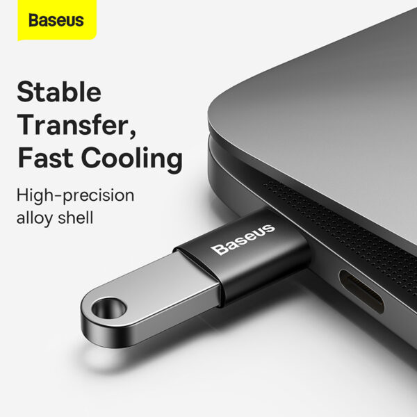 Baseus OTG Ingenuity Series Mini OTG Adaptor Type-C to USB-A 3.1 Black ZJJQ000001 - Image 2