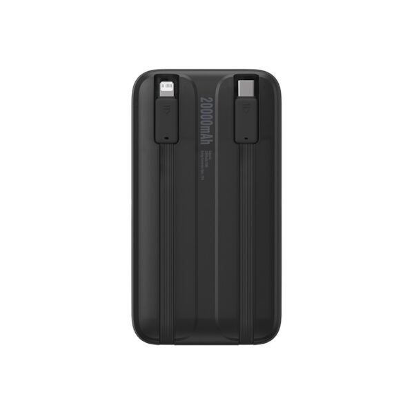  Baseus Power Bank 20000mAh 22.5W Built-in Lightning & Type-C Cable  Comet Series  Digital Display Fast Charge Power Bank PPMD020101 - Image 3