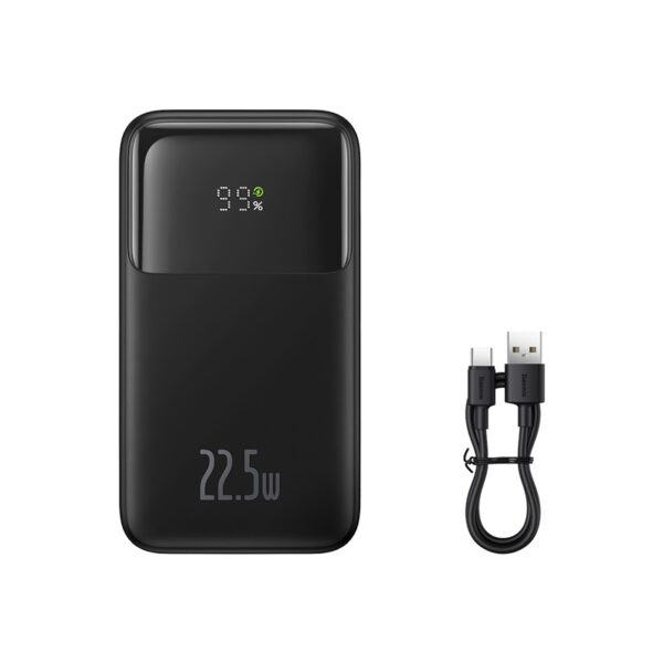  Baseus Power Bank 20000mAh 22.5W Built-in Lightning & Type-C Cable  Comet Series  Digital Display Fast Charge Power Bank PPMD020101 - Image 5