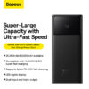 Baseus Power Bank 20000mAh 22.5W Star-Lord Digital Display Fast Charge with  USB to Type-C 3A 0.3m Black Cable 