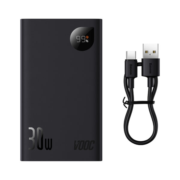 Baseus Power Bank Adaman 2 30W 20000Mah VOOC  Edition  Fast Charging power bank With USB To Type-c to 0.3m  PPAD050001 - Image 4