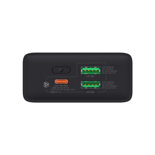 Baseus Power Bank Adaman 2 30W 20000Mah VOOC  Edition  Fast Charging power bank With USB To Type-c to 0.3m  PPAD050001 - Image 3
