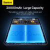 Baseus Power Bank Blade Digital Display Fast Charging Power Bank HD Edition 20000mAh 100W Black For Mobile laptop 3 Months Replacement Warranty 18