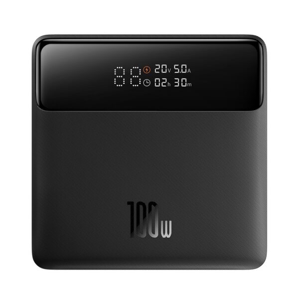 Baseus Power Bank Blade Digital Display Fast Charging Power Bank HD Edition 20000mAh 100W Black For Mobile laptop  -3 Months Replacement Warranty - Image 3