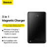 Baseus Power Bank Magnetic Bracket Wireless Fast Charge 10000mAh 20W Blue With Type C Cable 2