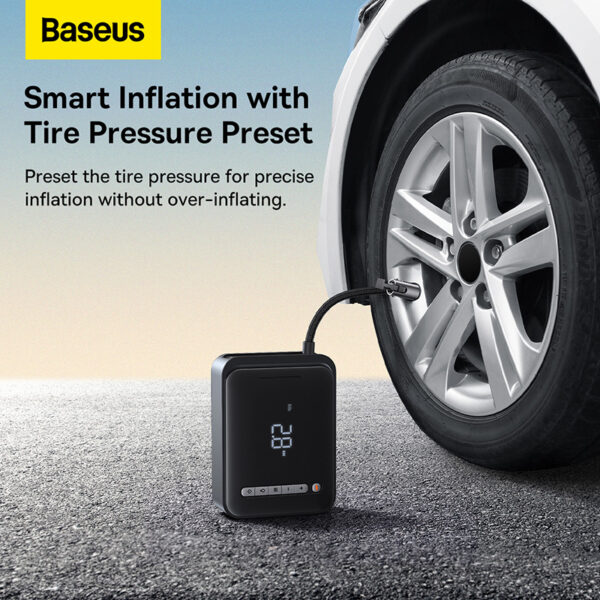 Baseus Super Energy 2-in-1 Jump Starter 10000mAh 1000A With Tire Inflator Black CGCN000001 - Image 2
