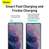 Baseus Super Si Quick Charger 1C 25W EU Sets Black With Type C to Type C Cable 3A 1m Black TZCCSUP L01