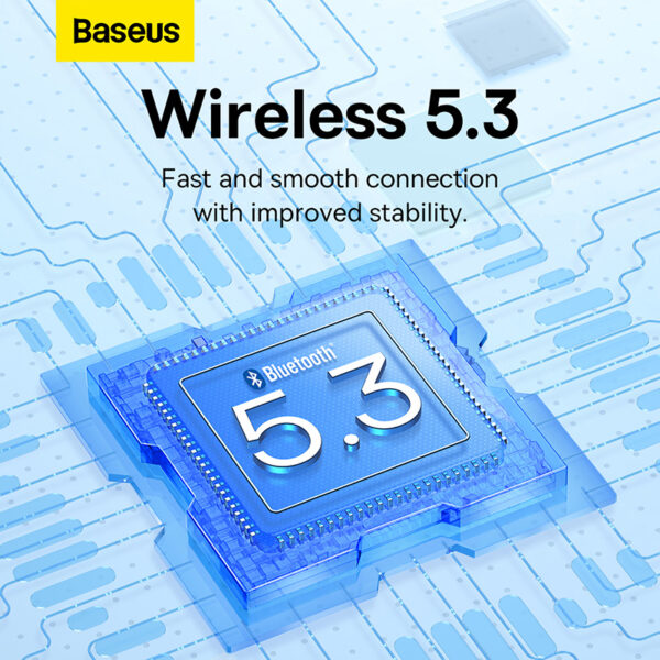 Baseus TWS WM02 Ngt180002 Bowei True Wireless Earphone Creamy-white - Image 3