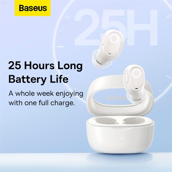 Baseus TWS WM02 Ngt180002 Bowei True Wireless Earphone Creamy-white