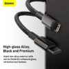 Baseus Tungsten Gold Fast Charging Data Cable Type C to iP PD 20W s