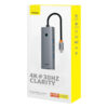 Baseus Type C Hub 6 Port Multi Functional Hub UltraJoy Series HDMI4K 30@Hz Rj45 USB 3.0 3X PD 6 In 1 Hub B00052802811 00 13