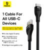 Baseus Flash 2 USB To Type-C Cable For Iphone 15 16 Series Samsung Pixel Oneplus Huawei Black P10311804111-00