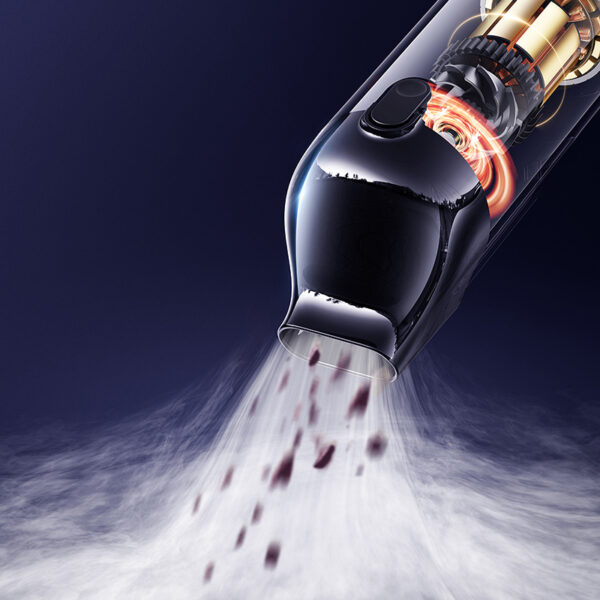 BASEUS  Car Vacuum Cleaner A5 Power Suction 16000Pa Portable Cordless Vacuum Cleaner with LED Display - Black C30459500111-00 - Image 4