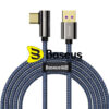 Baseus CACS000403 Legend Series Elbow Fast Charging Data Cable USB to Type-C 66W 1m Blue