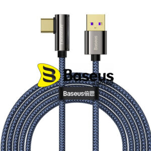 Baseus CACS000403 Legend Series Elbow Fast Charging Data Cable USB to Type-C 66W 1m Blue