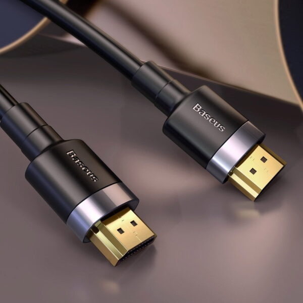 Baseus HDMI To HDMI Cable Cafule HDMI 2.0 cable 4K 60 Hz 3D 18 Gbps 5m black  CADKLF-H01 - Image 3