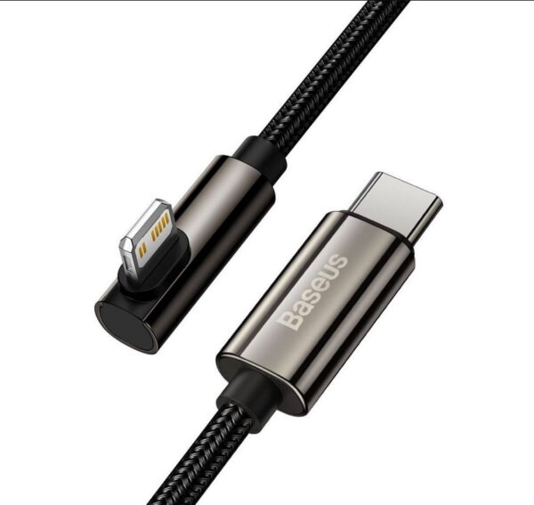 Baseus CATLCS-A01 Legend Series Elbow Fast Charging Data Cable Type-C to Lightning For Iphone  PD 20W 2m Black - Image 5