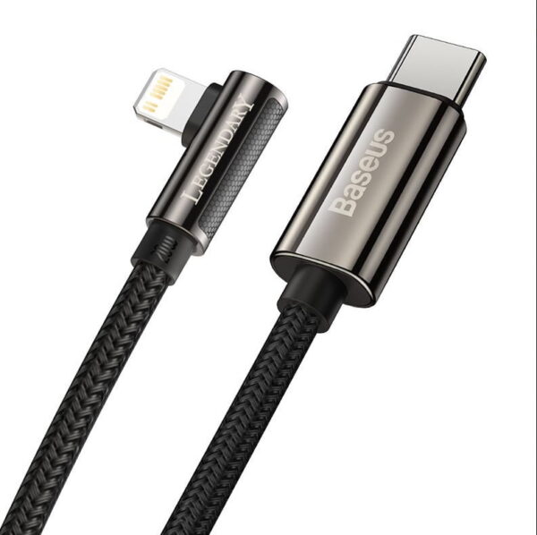Baseus CATLCS-A01 Legend Series Elbow Fast Charging Data Cable Type-C to Lightning For Iphone  PD 20W 2m Black - Image 4
