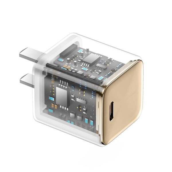 Baseus GaN3 Fast Charger 1C 20W For Iphone 14 13 12 11  Series Google Samsung  CN White CCGN020002 - Image 7