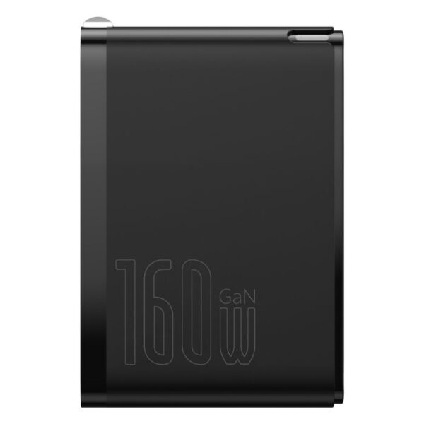 Baseus 160W GaN Charger  GaN5 Pro Digital  2C+U CN Black Type-C to Type-C 240W48V 5A 1m  Black   CCGP080001 - Image 2