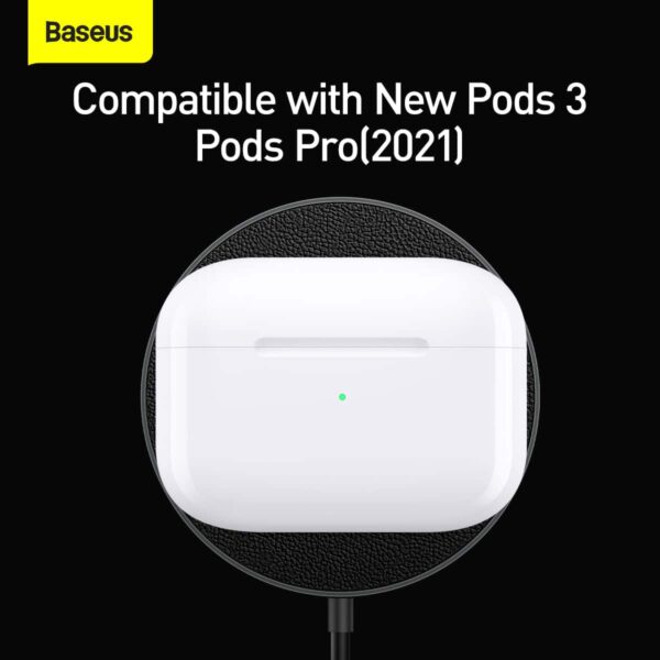 Baseus Wireless Charger Magnetic 15W Simple Mini2 For iPhone 12 13 14 Series Black CCJJ010001 - Image 5