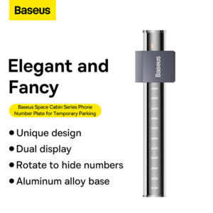 BASEUS Car Parking Number Temporary Floating Display Rotating Plate Space Cabin Series CNHM020014
