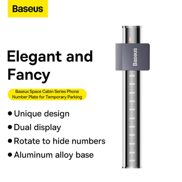 BASEUS Car Parking Number Temporary Floating Display Rotating Plate Space Cabin Series CNHM020014