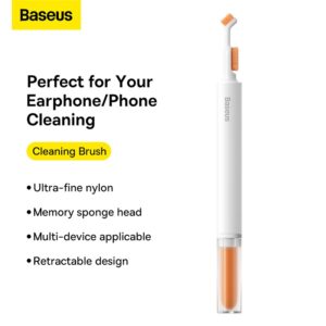 Baseus Cleaning Brush For Laptop Earbuds Mobile  White NGBS000002