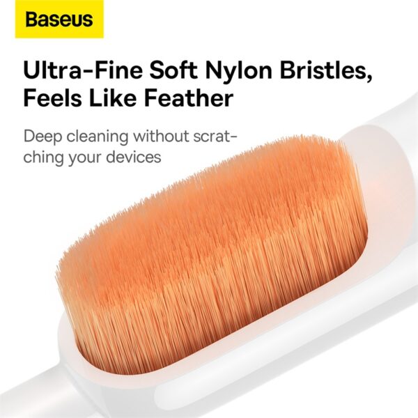 Baseus Cleaning Brush For Laptop Earbuds Mobile  White NGBS000002 - Image 3
