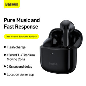 Baseus TWS E3 True Wireless Earphones Bluetooth 5.0 Headphones NGTW080001