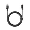 OS Baseus Silky Series Fast Charging Cable USB to iP 2.4A 2m Cluster Black 4