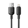 OS Baseus Silky Series Fast Charging Cable USB to iP 2.4A 2m Cluster Black 5